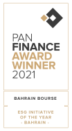 Bahrain Bourse Receives “Best ESG Initiative” Accolade by Pan Finance Awards 